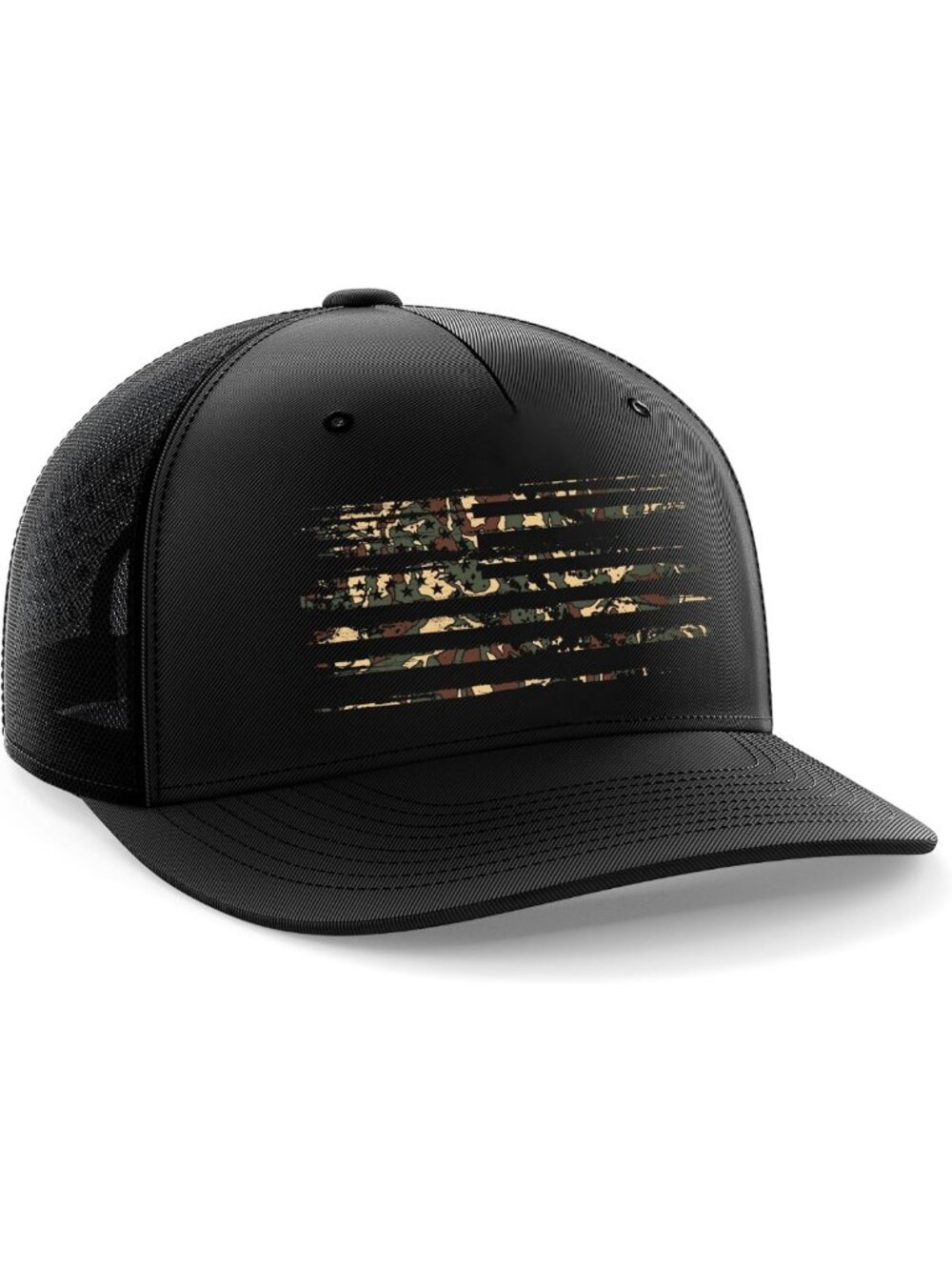 Unisex Tactical PVC American Flag Snapback Hat - Adjustable, Stylish & Durable